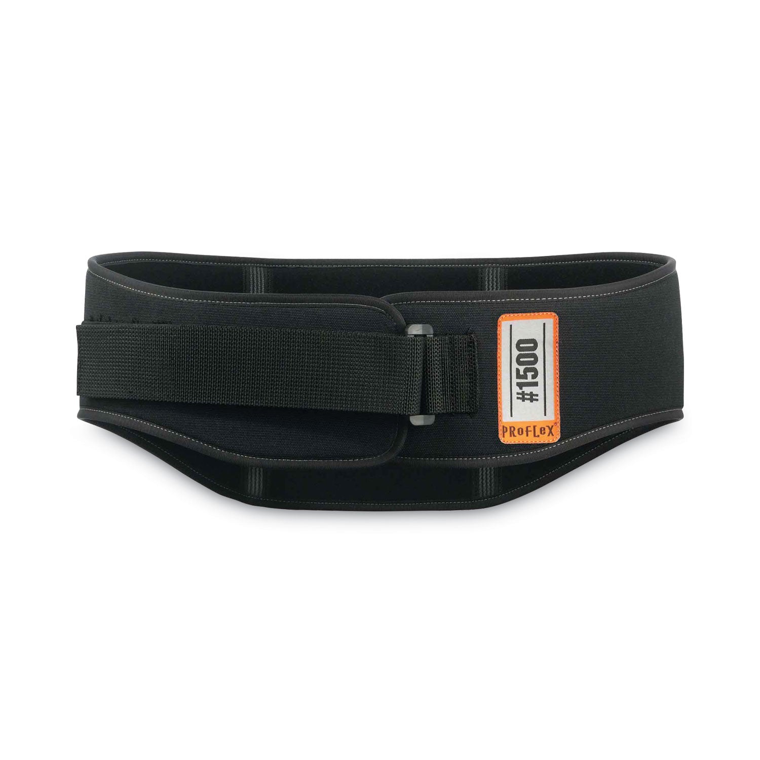 ergodyne ProFlex 1500 Weight Lifters Style Back Support Belt, Medium, 30" to 34" Waist, Black (11472)