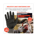 ergodyne ProFlex 7072 ANSI A7 Nitrile-Coated CR Gloves, Gray, Small, Pair (10312)