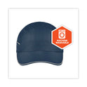 ergodyne Skullerz 8955 Lightweight Bump Cap Hat, Long Brim, Navy (23337)