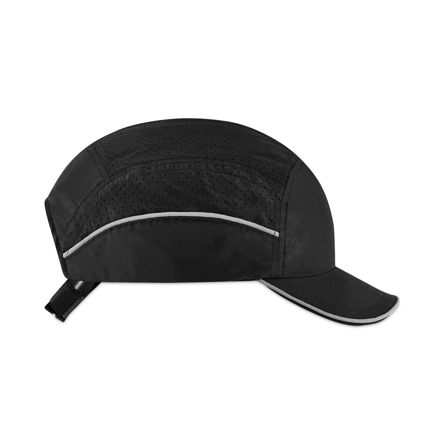 ergodyne Skullerz 8955 Lightweight Bump Cap Hat, Short Brim, Black (23366)