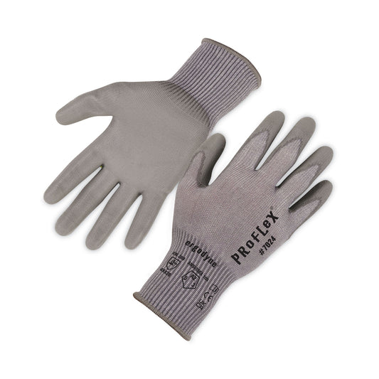 ergodyne ProFlex 7024 ANSI A2 PU Coated CR Gloves, Gray, X-Large, Pair (10405)