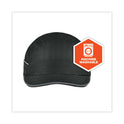 ergodyne Skullerz 8955 Lightweight Bump Cap Hat, Short Brim, Black (23366)