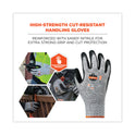 ergodyne ProFlex 7031 ANSI A3 Nitrile-Coated CR Gloves, Gray, Large, Pair (17984)