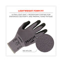 ergodyne ProFlex 7000 Nitrile-Coated Gloves Microfoam Palm, Gray, X-Large, 12 Pairs/Pack (10365)