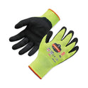 ergodyne ProFlex 7021 Hi-Vis Nitrile-Coated CR Gloves, Lime, Large, Pair (17964)