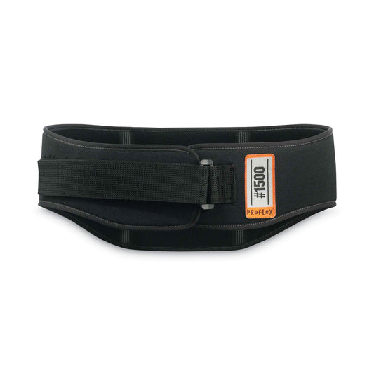 ergodyne ProFlex 1500 Weight Lifters Style Back Support Belt, Small, 25" to 30" Waist, Black (11471)