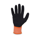 ergodyne ProFlex 7551 ANSI A5 Coated Waterproof CR Gloves, Orange, Large, Pair (17674)