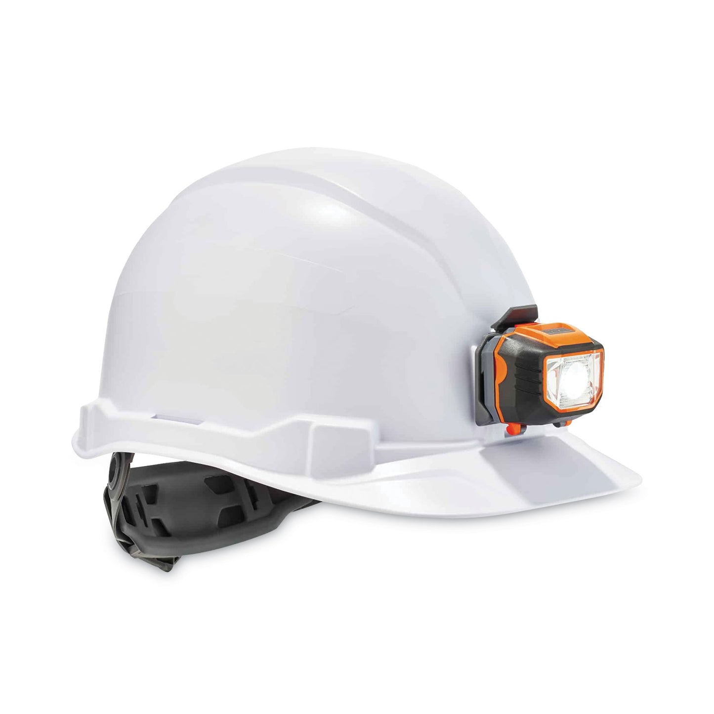 ergodyne Skullerz 8970LED Class E Hard Hat Cap Style with LED Light, White (60142)