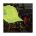 ergodyne Skullerz 8950 Bump Cap Hat, Long Brim, Lime (23335)