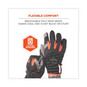 ergodyne ProFlex 821 Smooth Surface Handling Gloves, Black, Medium, Pair (17233)