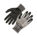 ergodyne ProFlex 7072 ANSI A7 Nitrile-Coated CR Gloves, Gray, Small, 12 Pairs/Pack (10302)