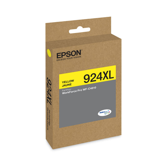 Epson T924XL420 (924XL) DURABrite Ultra 924XL High-Yield Ink, Yellow