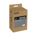 Epson T924XL120 (924XL) DURABrite Ultra 924XL High-Yield Ink, Black