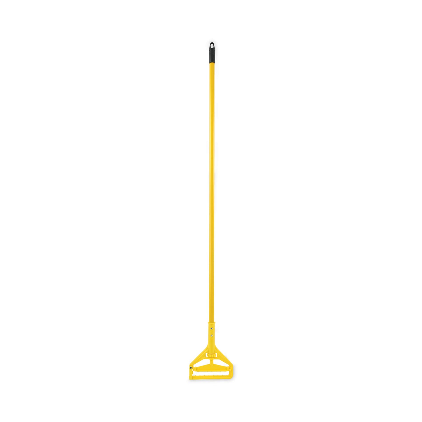 Boardwalk Looped End Mop Kit, Medium Blue Cotton/Rayon/Synthetic Head, 60" Yellow Metal/Polypropylene Handle (400MBC)