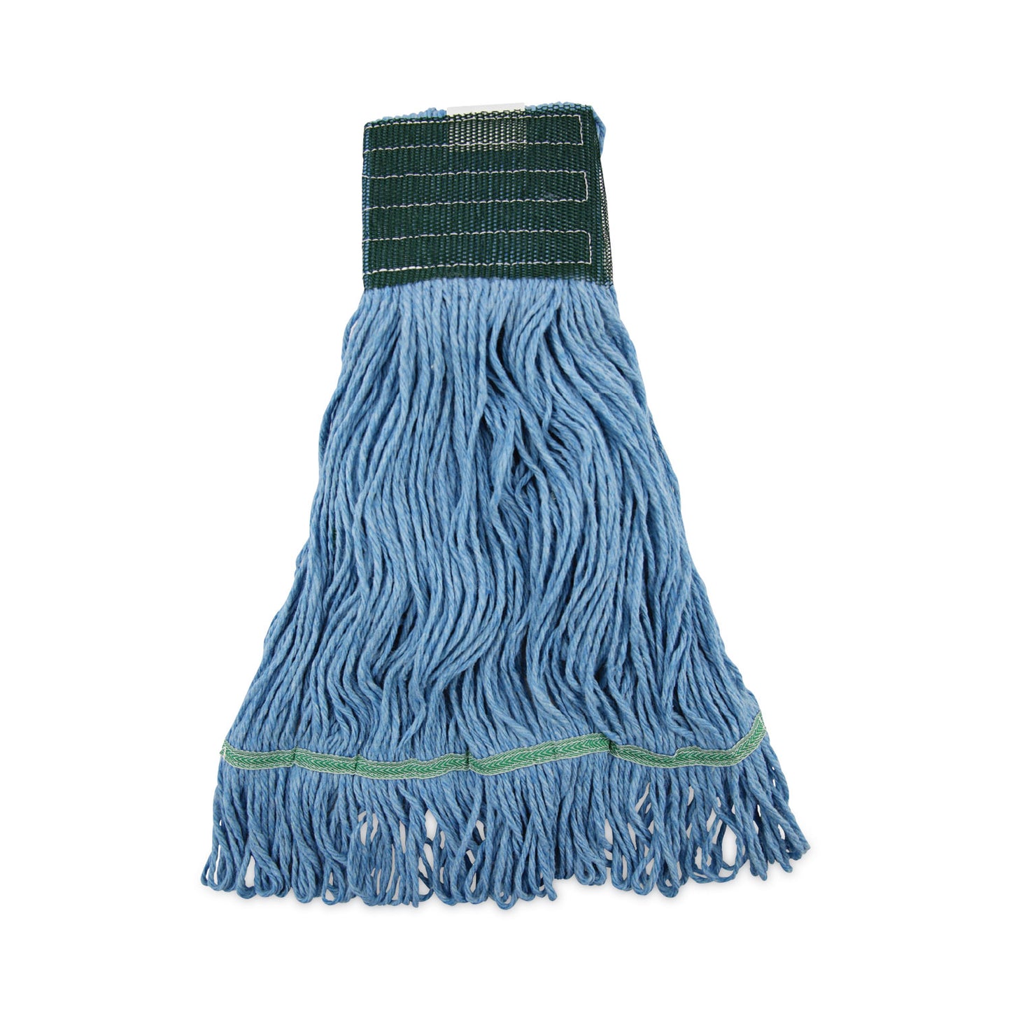 Boardwalk Mop Head, Premium Standard Head, Cotton/Rayon Fiber, Medium, Blue, 12/Carton (402BL)