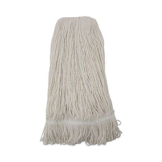 Boardwalk Pro Loop Web/Tailband Wet Mop Head, Rayon, 24oz, White (424REA)