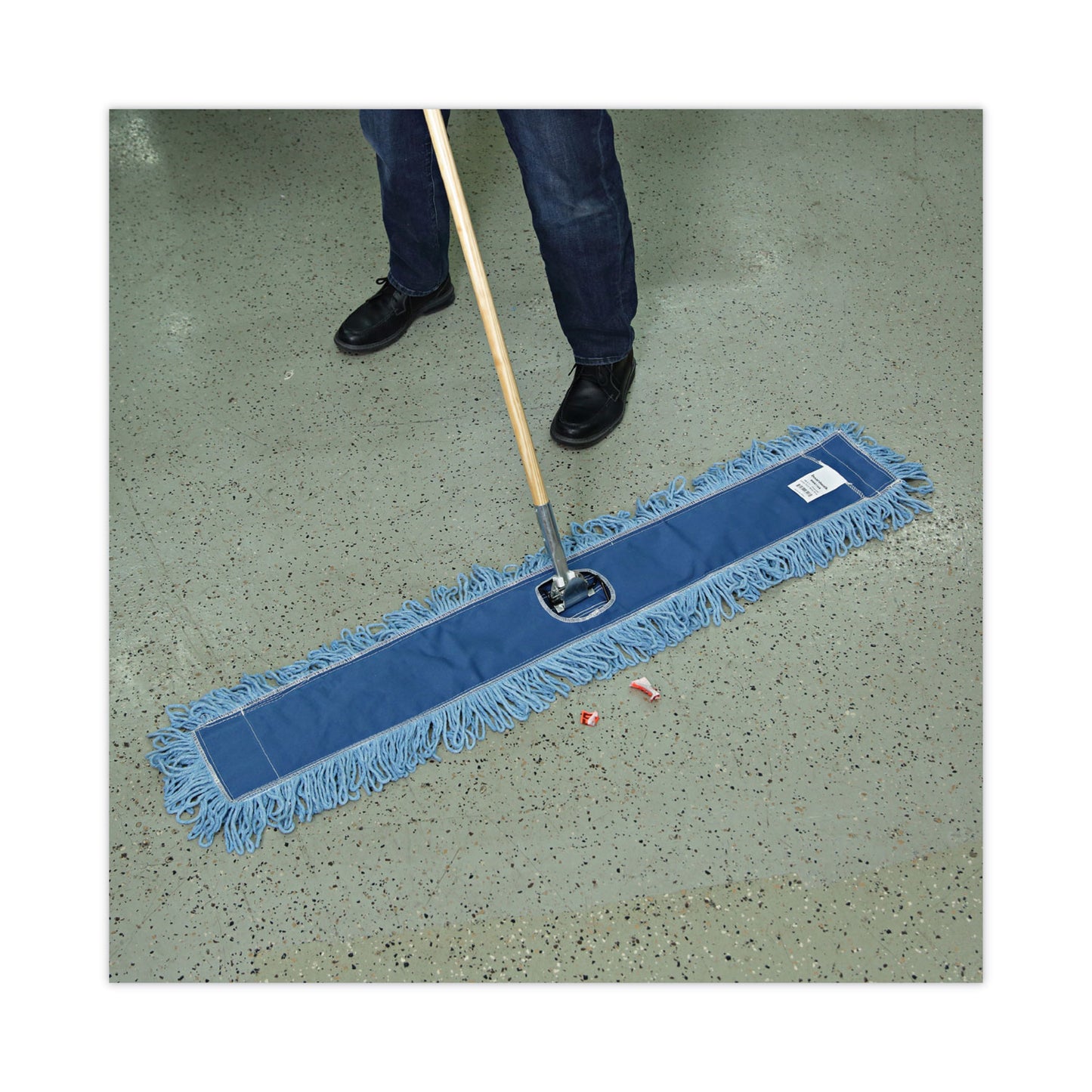 Boardwalk Dust Mop Head, Cotton/Synthetic Blend, 48" x 5", Blue (1148)