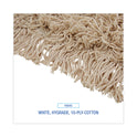 Boardwalk Industrial Dust Mop Head, Hygrade Cotton, 18w x 5d, White (1318)