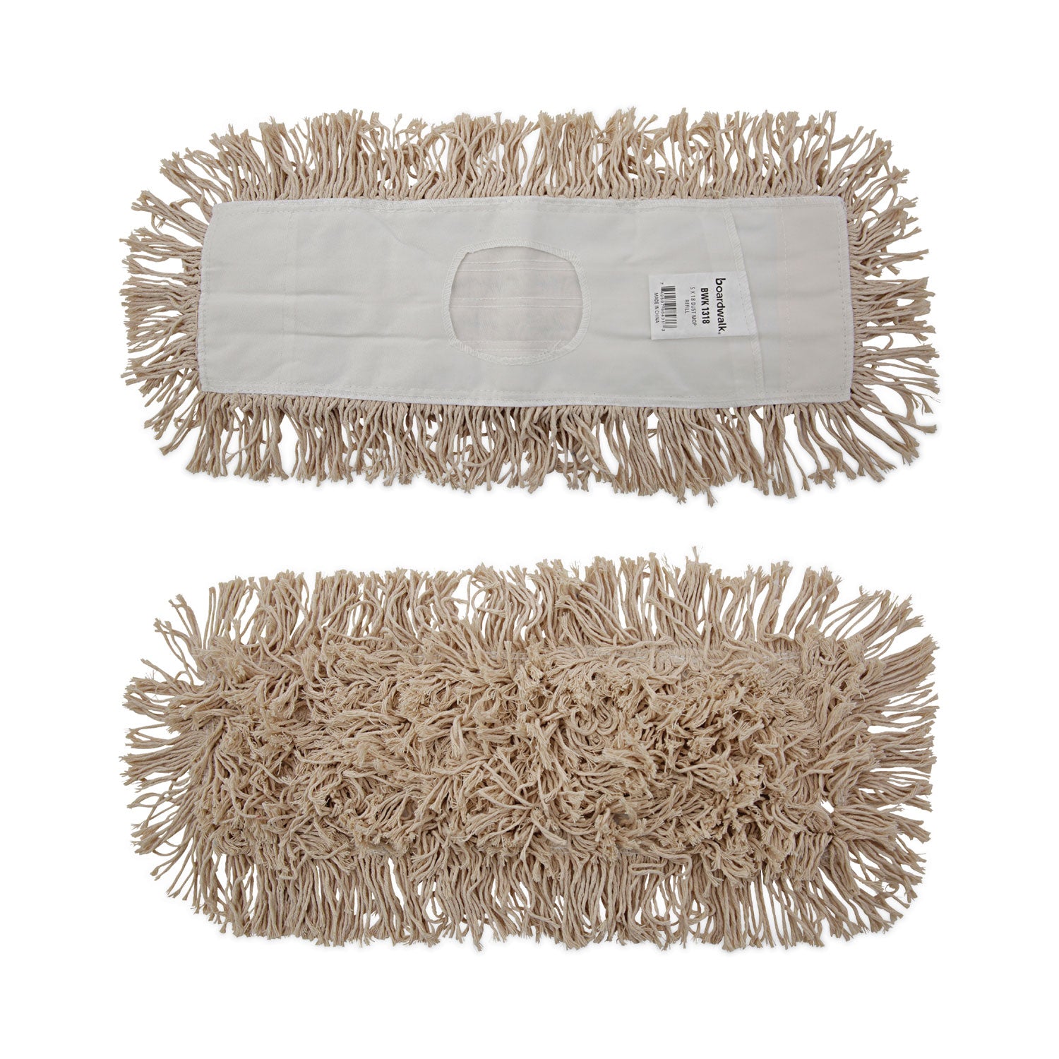 Boardwalk Industrial Dust Mop Head, Hygrade Cotton, 18w x 5d, White (1318)