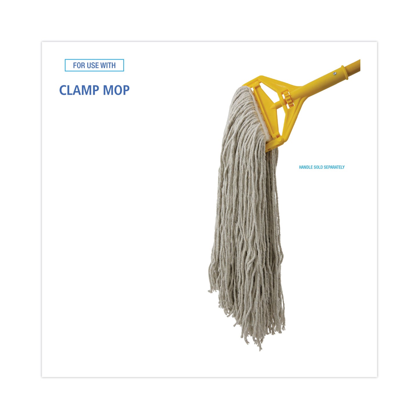 Boardwalk Cut-End Wet Mop Head, Cotton, No. 32, White (2032CEA)