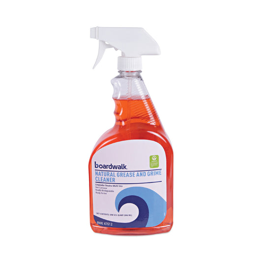 Boardwalk Green Natural Grease and Grime Cleaner, 32 oz Spray Bottle (47612EA)