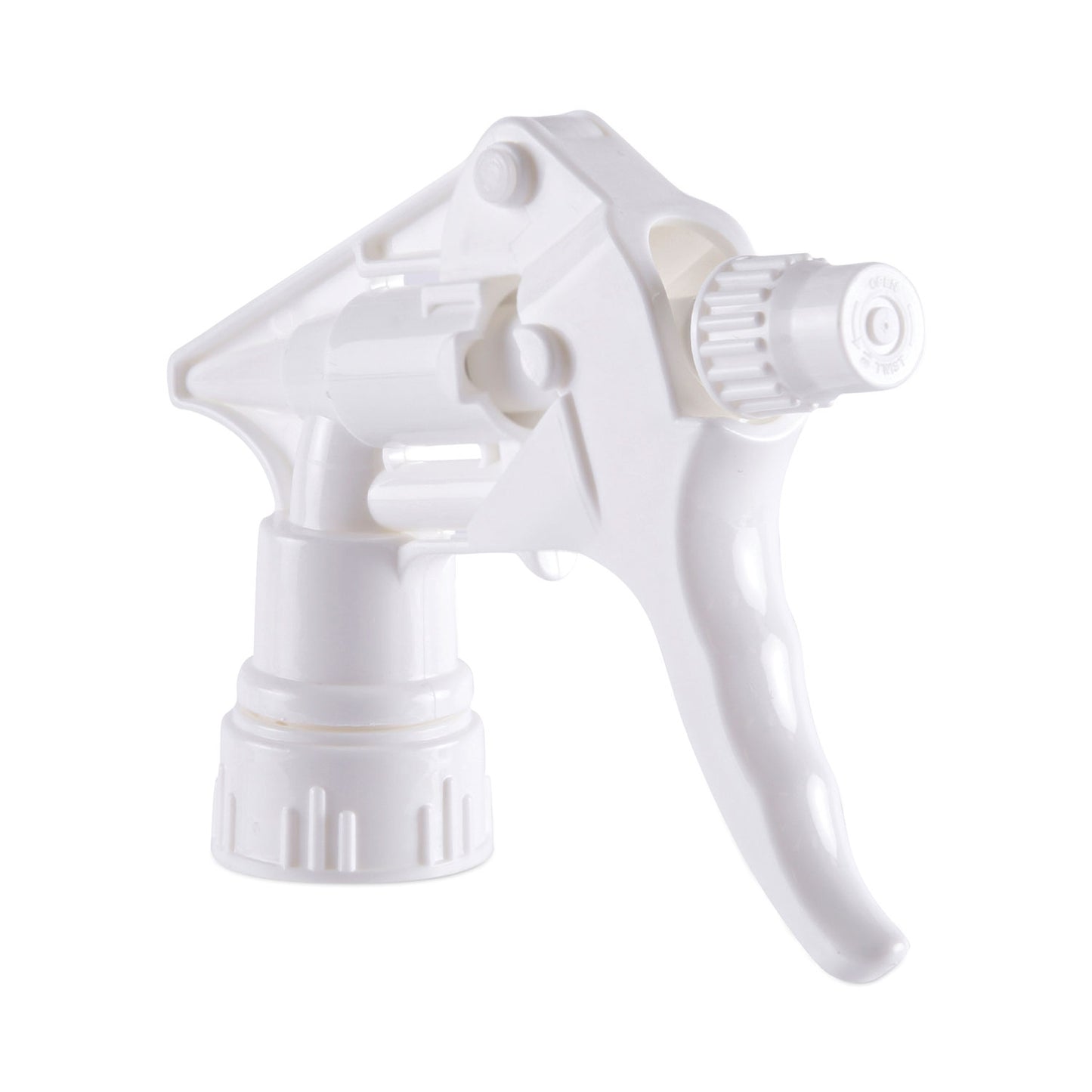 Boardwalk Trigger Sprayer 250, 8" Tube, Fits 16-24 oz Bottles, White, 24/Carton (58108)