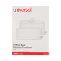 Universal Peel Seal Strip Business Envelope, #9, Square Flap, Self-Adhesive Closure, 3.88 x 8.88, White, 500/Box (36001)