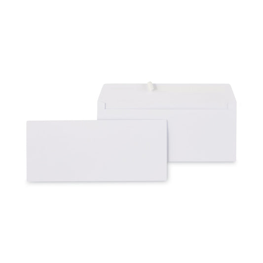 Universal Peel Seal Strip Business Envelope, #10, Square Flap, Self-Adhesive Closure, 4.13 x 9.5, White, 500/Box (36003)