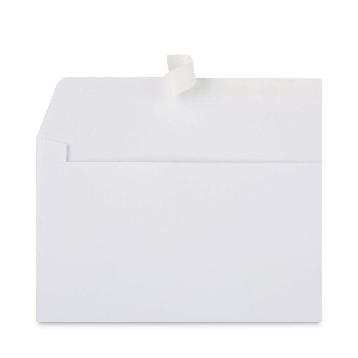 Universal Open-Side Business Envelope, 1 Window, #10, Commercial Flap, Gummed Closure, 4.13 x 9.5, White, 250/Box (36322)