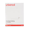 Universal Peel Seal Strip Catalog Envelope, #10 1/2, Square Flap, Self-Adhesive Closure, 9 x 12, White, 100/Box (40100)