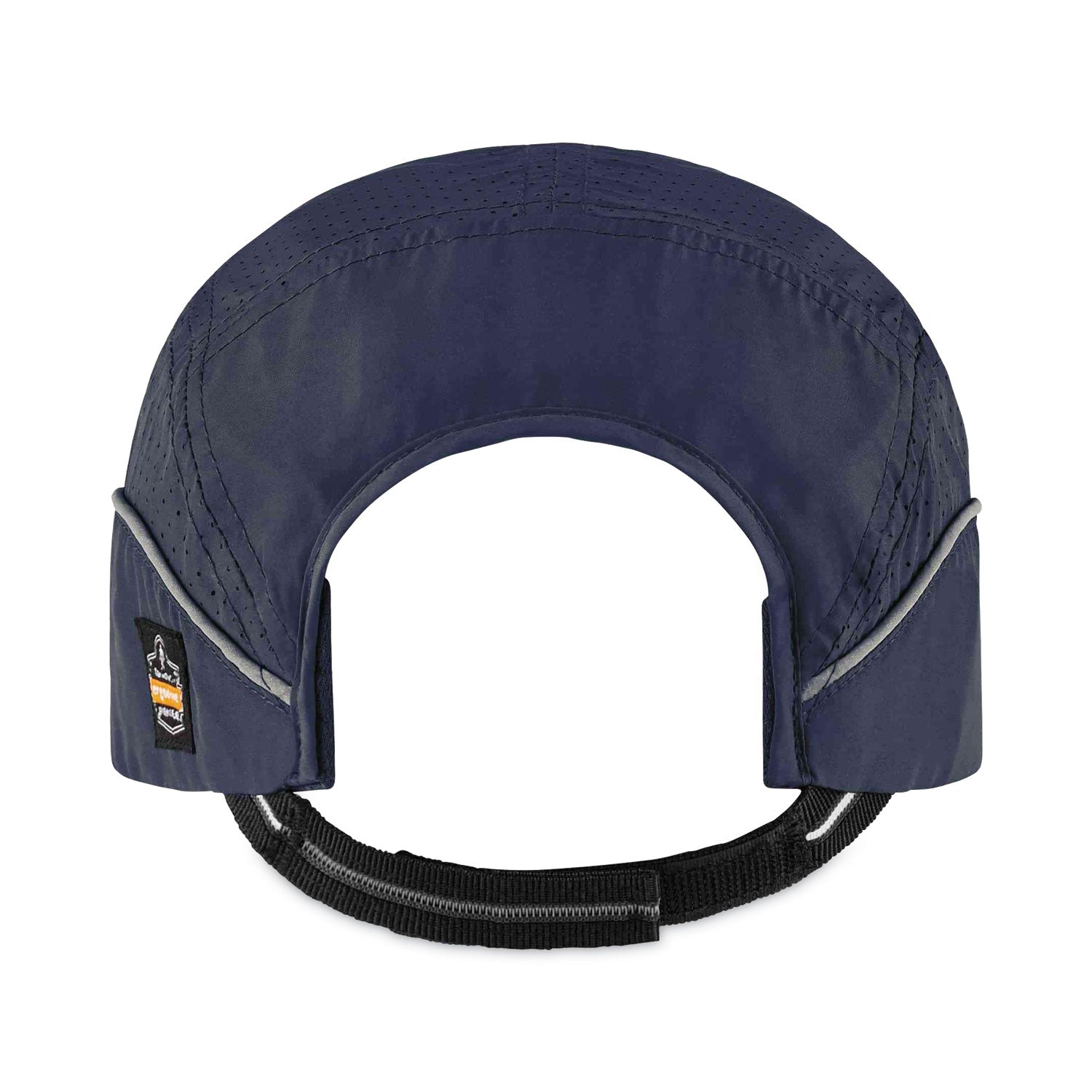 ergodyne Skullerz 8965 Lightweight Bump Cap Hat with LED Lighting, Long Brim, Navy (23339)