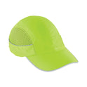 ergodyne Skullerz 8960 Bump Cap with LED Lighting, Long Brim, Lime Green (23379)