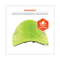 ergodyne Skullerz 8960 Bump Cap with LED Lighting, Long Brim, Lime Green (23379)