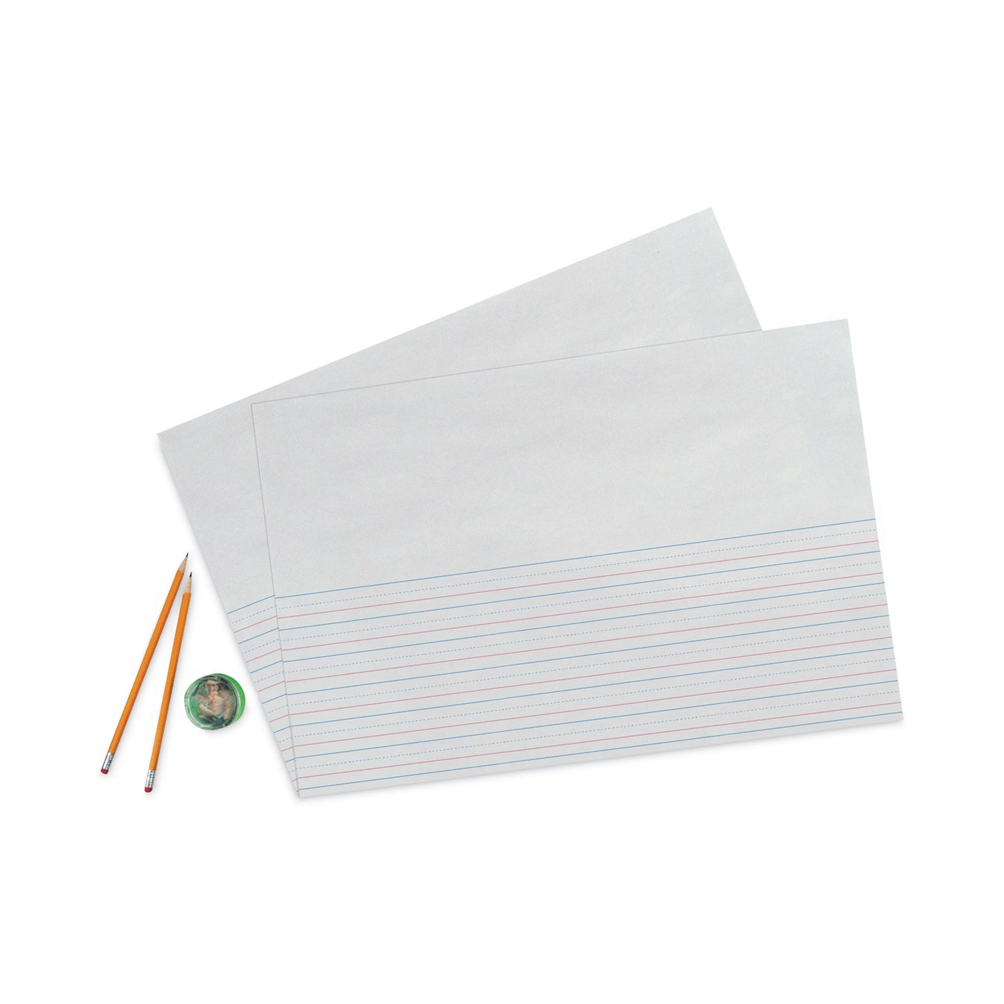 Pacon Multi-Program Picture Story Paper, 30 lb Bond Weight, 5/8" Long Rule, Two-Sided, 12 x 18, 250/Pack (ZP2694)