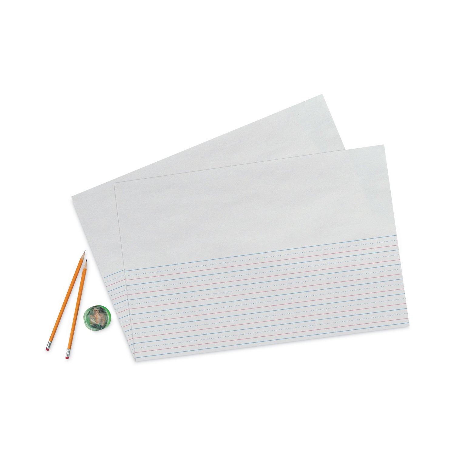 Pacon Multi-Program Picture Story Paper, 30 lb Bond Weight, 5/8" Long Rule, Two-Sided, 12 x 18, 250/Pack (ZP2694)