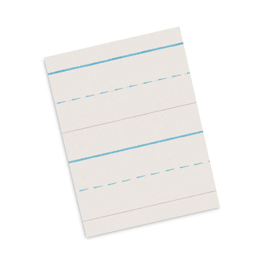 Pacon Multi-Program Picture Story Paper, 30 lb Bond Weight, 5/8" Long Rule, One-Sided, 8.5 x 11, 500/Pack (2691)