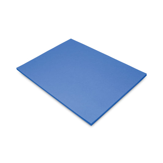 Pacon Tru-Ray Construction Paper, 76 lb Text Weight, 18 x 24, Blue, 50/Pack (103086)