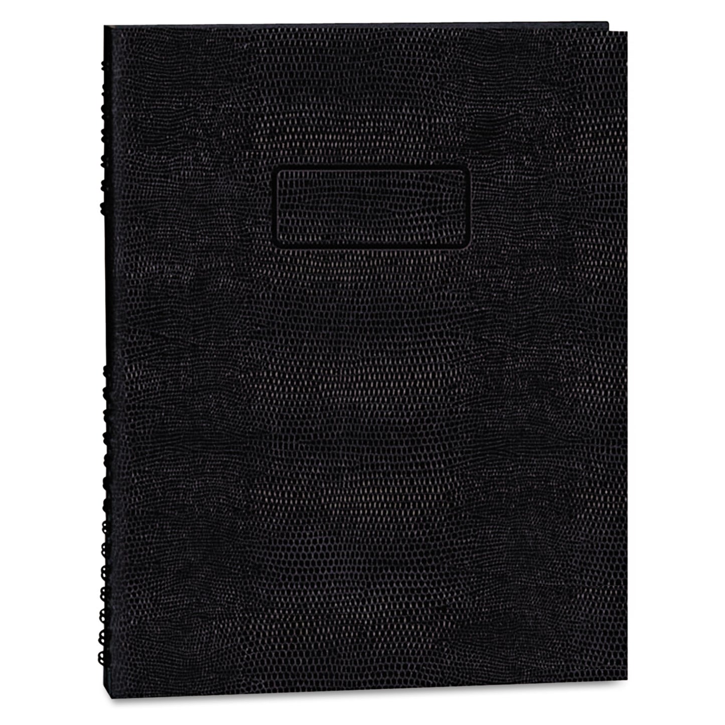 Blueline EcoLogix NotePro Executive Notebook, 1-Subject, Medium/College Rule, Black Cover, (100) 11 x 8.5 Sheets (A10200EBLK)