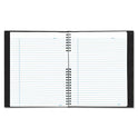 Blueline EcoLogix NotePro Executive Notebook, 1-Subject, Medium/College Rule, Black Cover, (100) 11 x 8.5 Sheets (A10200EBLK)