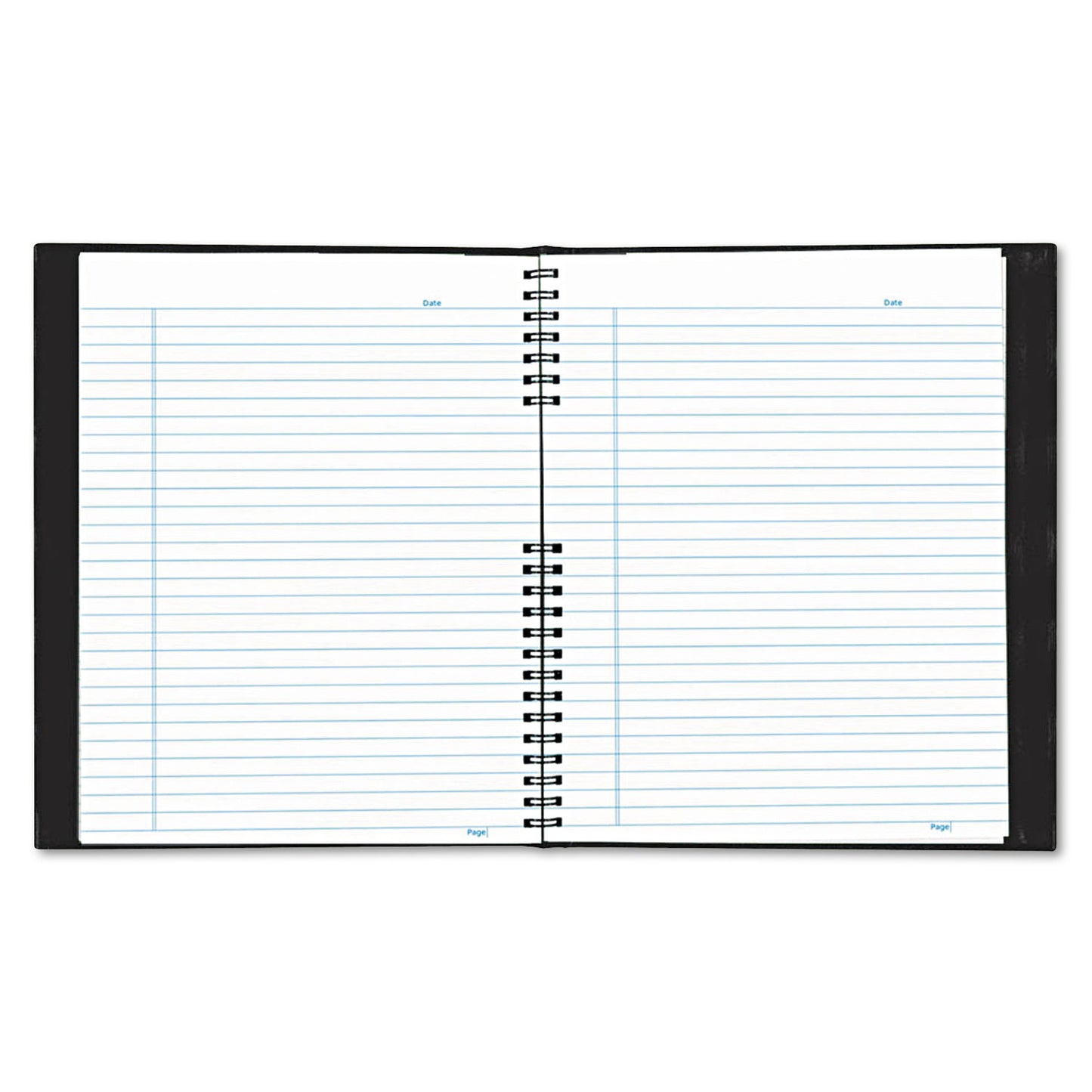 Blueline EcoLogix NotePro Executive Notebook, 1-Subject, Medium/College Rule, Black Cover, (100) 11 x 8.5 Sheets (A10200EBLK)
