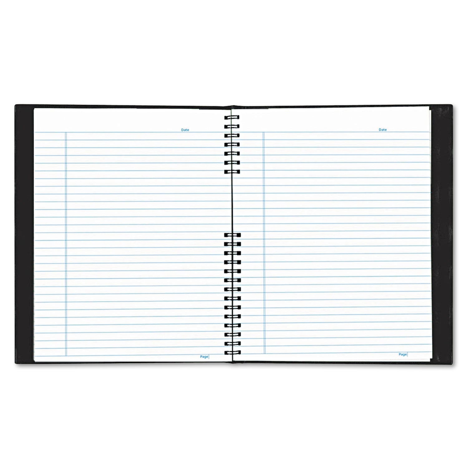 Blueline EcoLogix NotePro Executive Notebook, 1-Subject, Medium/College Rule, Black Cover, (100) 11 x 8.5 Sheets (A10200EBLK)