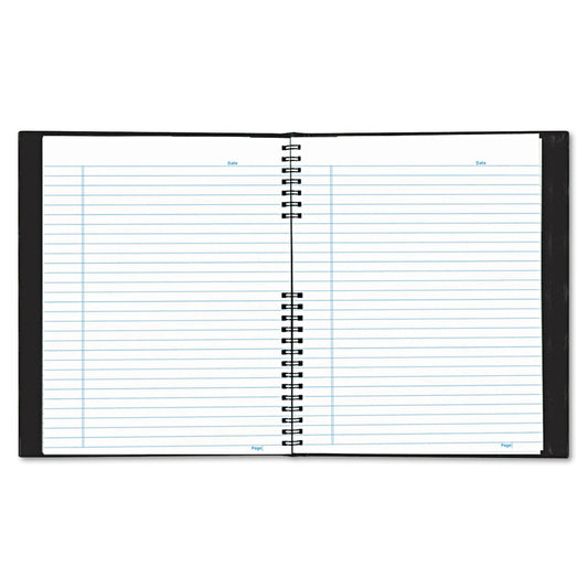 Blueline EcoLogix NotePro Executive Notebook, 1-Subject, Medium/College Rule, Black Cover, (100) 11 x 8.5 Sheets (A10200EBLK)