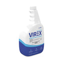 Diversey Virex All-Purpose Disinfectant Cleaner, Lemon Scent, 32 oz Spray Bottle, 4/Carton (CBD540540)