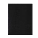Blueline Executive Notebook with Ribbon Bookmark, 1-Subject, Medium/College Rule, Black Cover, (75) 10.75 x 8.5 Sheets (A1081)