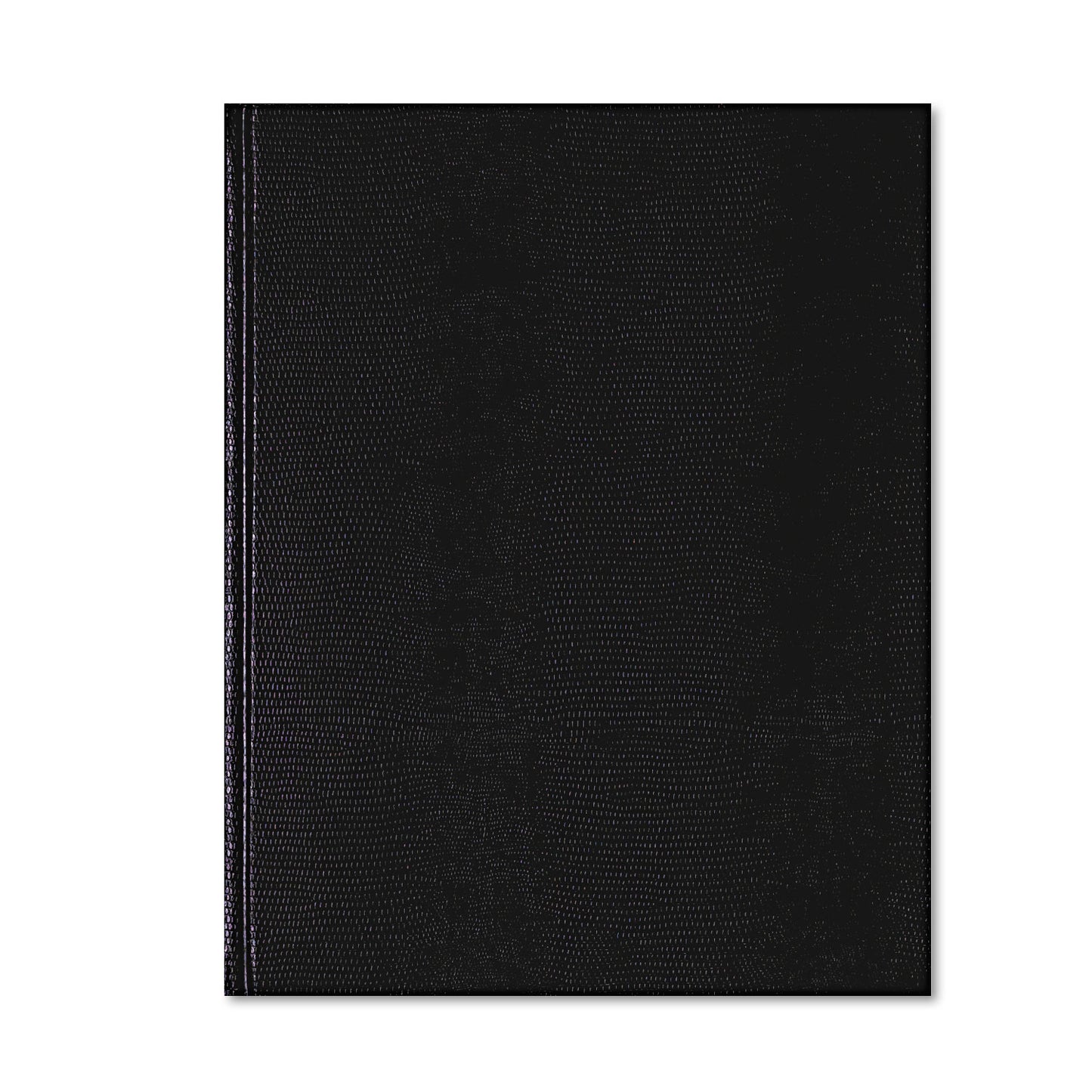 Blueline Executive Notebook with Ribbon Bookmark, 1-Subject, Medium/College Rule, Black Cover, (75) 10.75 x 8.5 Sheets (A1081)