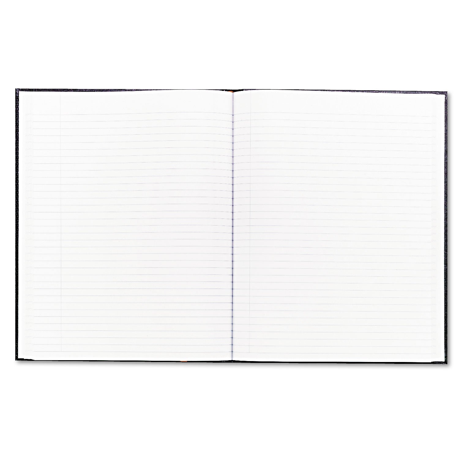 Blueline Executive Notebook with Ribbon Bookmark, 1-Subject, Medium/College Rule, Black Cover, (75) 10.75 x 8.5 Sheets (A1081)