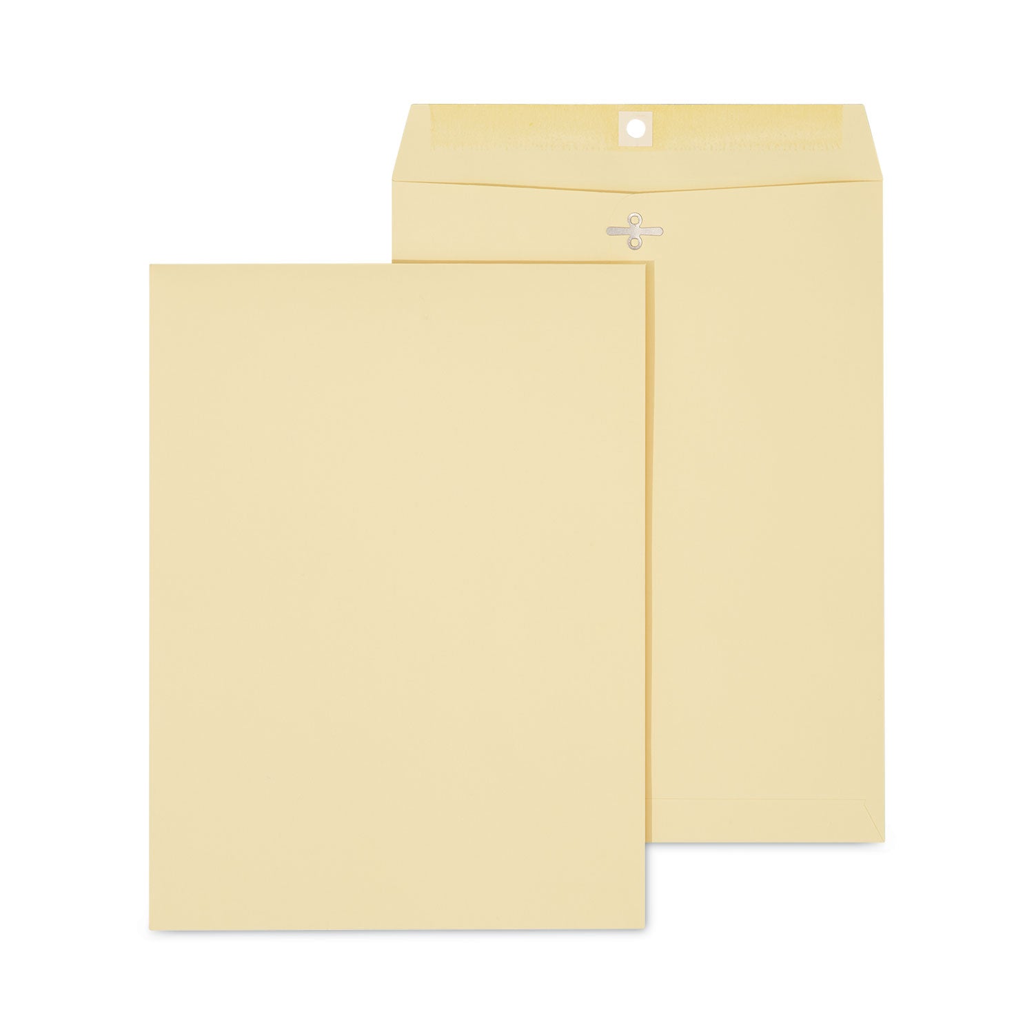 Universal Kraft Clasp Envelope, #10 1/2, Square Flap, Clasp/Gummed Closure, 9 x 12, Brown Kraft, 100/Box (41907)