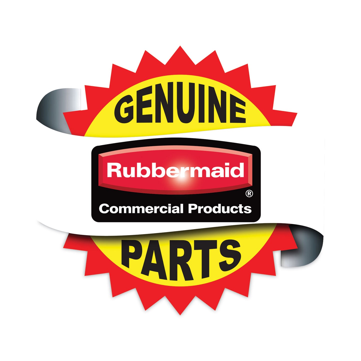 Rubbermaid Commercial Rubber Tool Grips for HYGEN Microfiber Cleaning Carts, Black (9T73M5BLA)