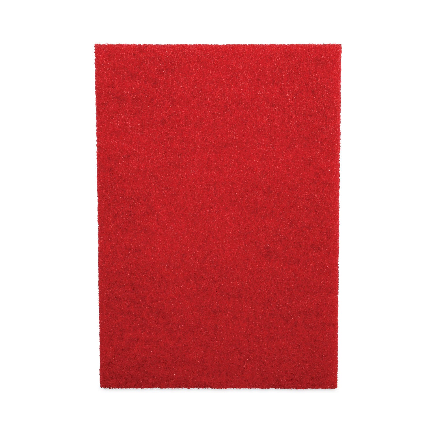 Boardwalk Buffing Floor Pads, 20 x 14, Red, 10/Carton (402014RED)