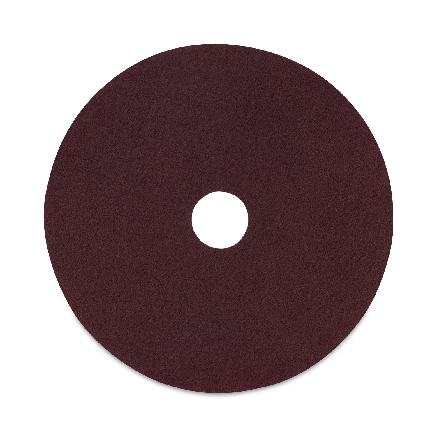 Boardwalk Deep Scrub Pads, 20" Diameter, Maroon, 10/Carton (SPP20)